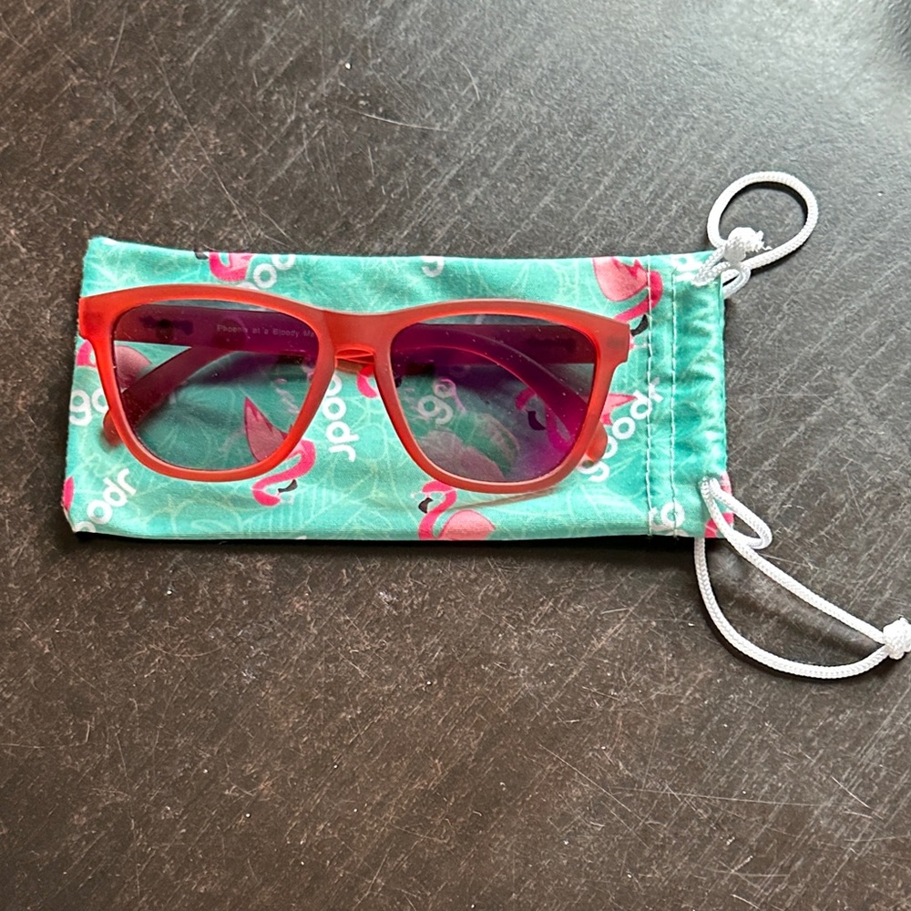 Goodr “Phoenix at a Bloody Mary Bar” OG sunglasses